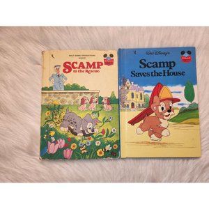 Disney Vintage Scamp Book Lot